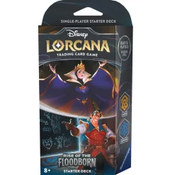 Lorcana Disney TCG S2 Rise Of Floodborn Starter Deck – Amber & Sapphire Outlet