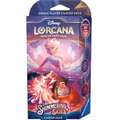 Lorcana Disney TCG S5 Shimmering Skies Starter Deck – Amethyst & Ruby New