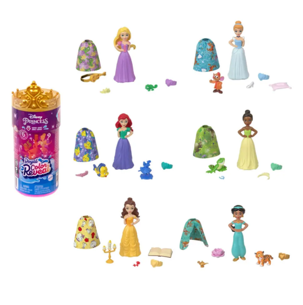 Disney Princess Royal Colour Reveal Doll Blind Tube Best