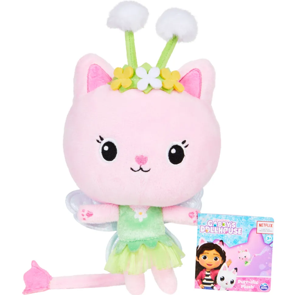 Gabby's Dollhouse Dreamworks Purr-Ific Plush Kitty Fairy New