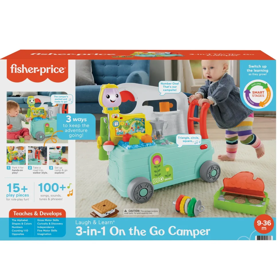 Fisher-Price Laugh & Learn 3-In-1 On The Go Camper Outlet