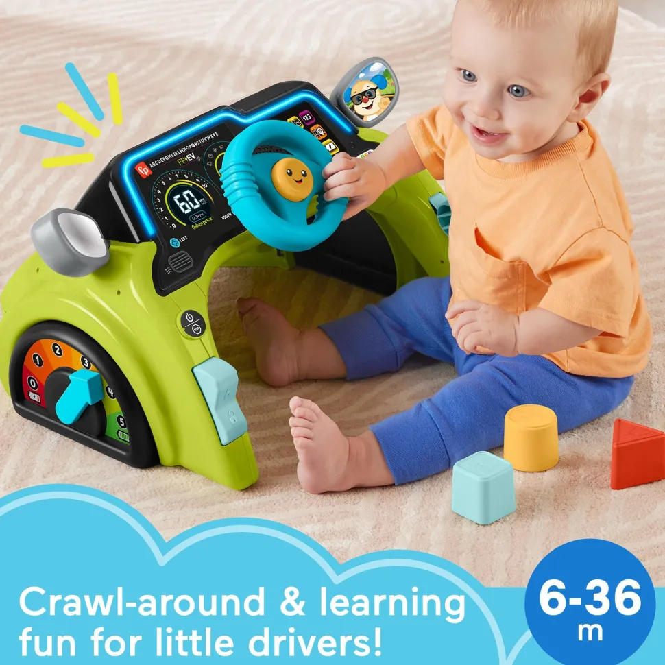 Fisher-Price Laugh & Learn - Sit & Steer Driver New