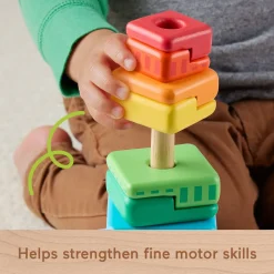 Fisher-Price Wood Stacking Shape Sorter Shop