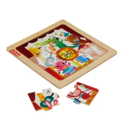 Fisher-Price Wooden Jigsaw Puzzle - Instruments Flash Sale