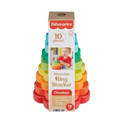 Fisher-Price Wooden Ring Stacker Best Sale