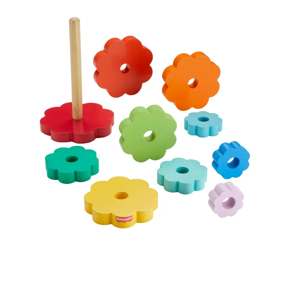 Fisher-Price Wooden Ring Stacker Best Sale