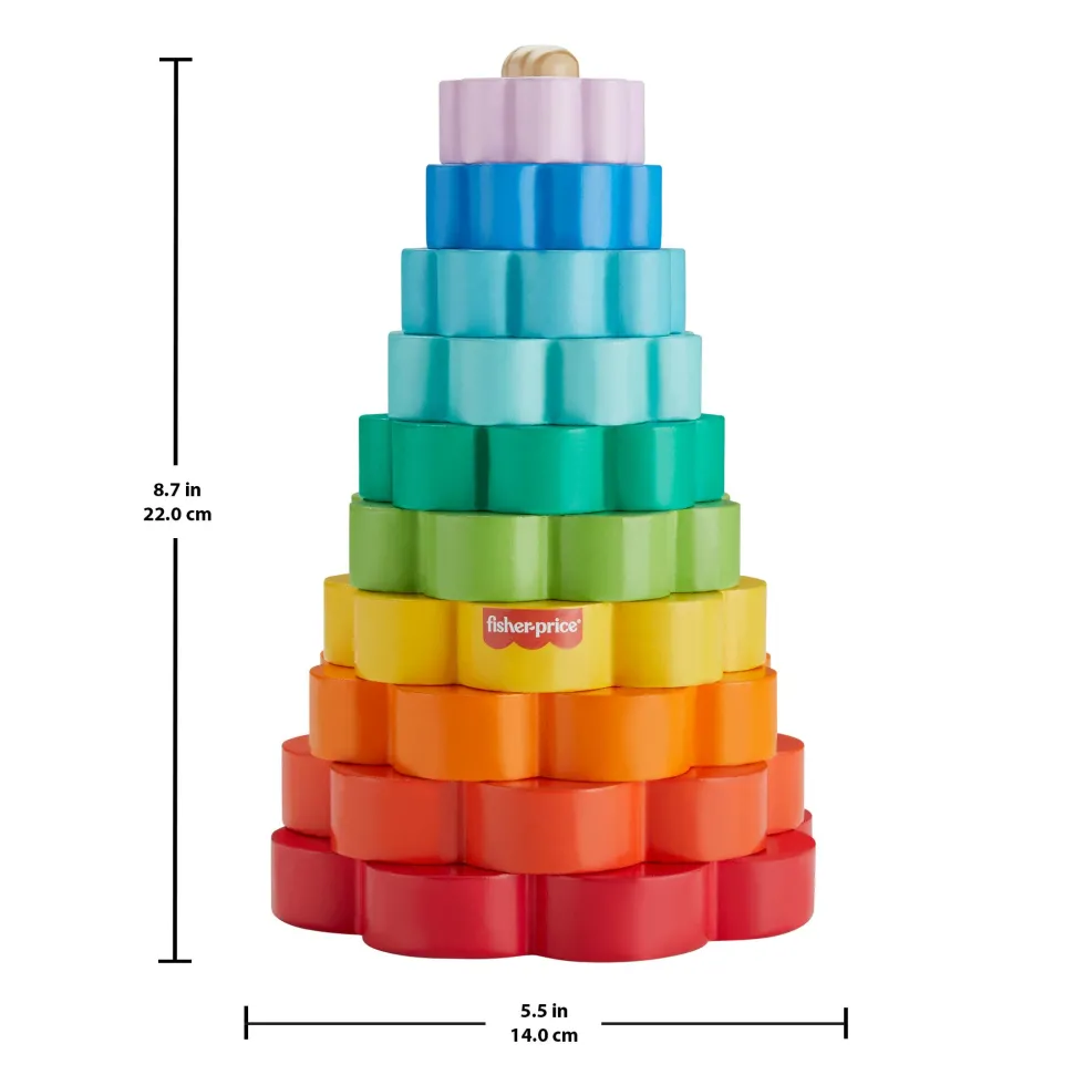Fisher-Price Wooden Ring Stacker Best Sale