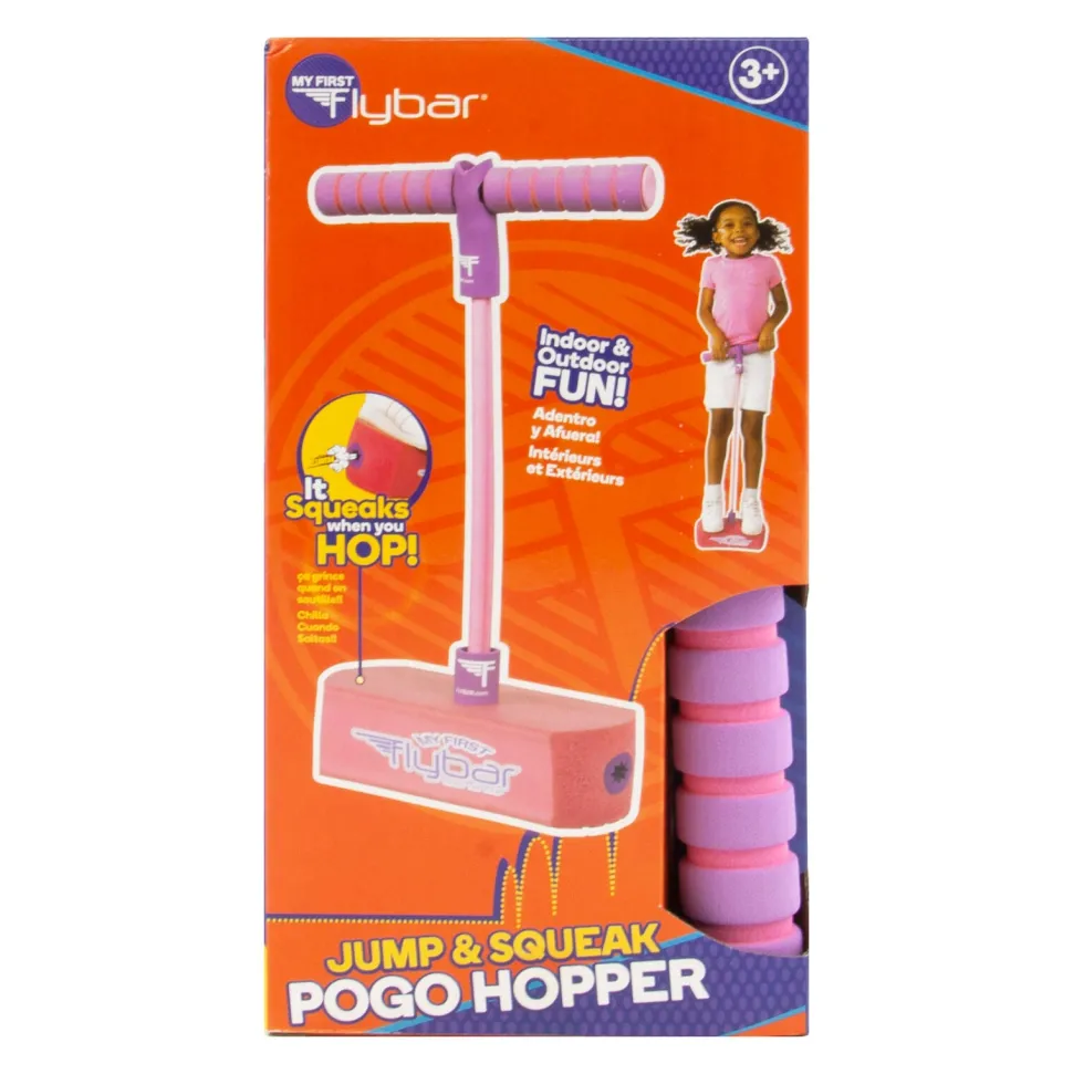 Flybar Jump & Squeak Foam Pogo - Pink Fashion