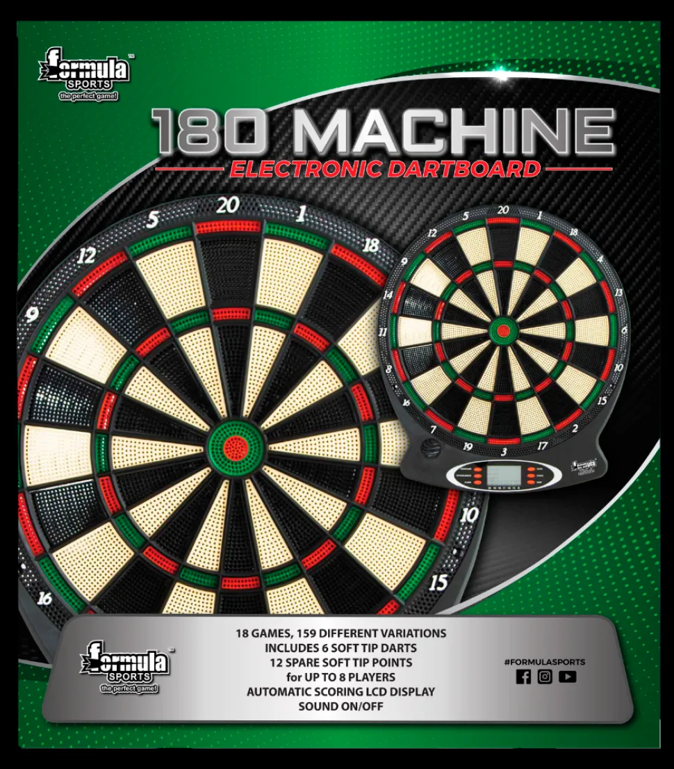 Formula Sports 180 Dart Machine New