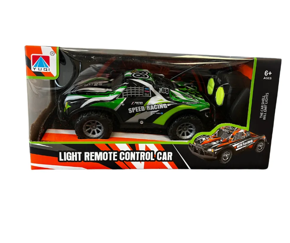 Toyworld NZ 1: 20 Four-Way PVC Shell Short Card Off-Road Remote Control Racing Cool Led Lights Store