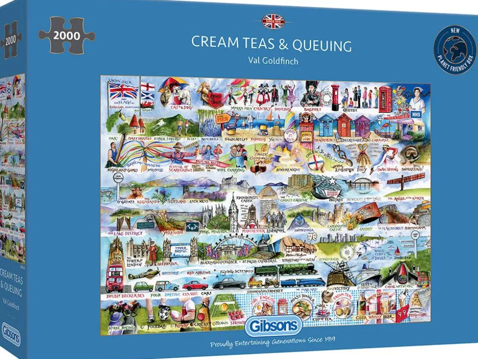 Gibsons : Cream Teas & Queuing (2000pc) Hot