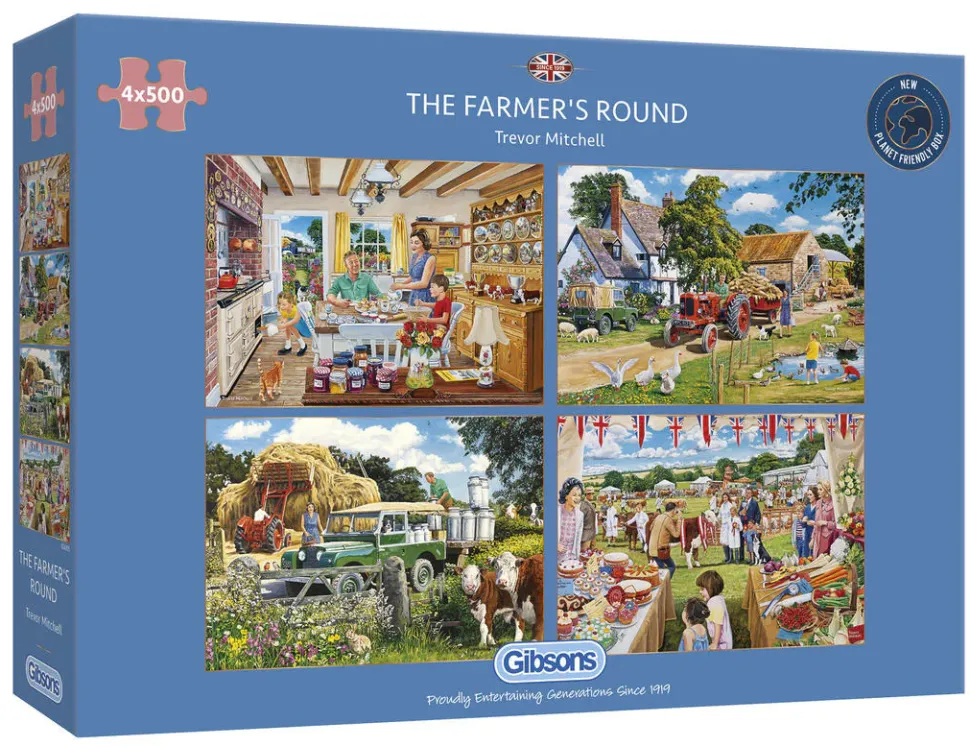 Gibsons : The Farmer's Round (4 X 500pc) New