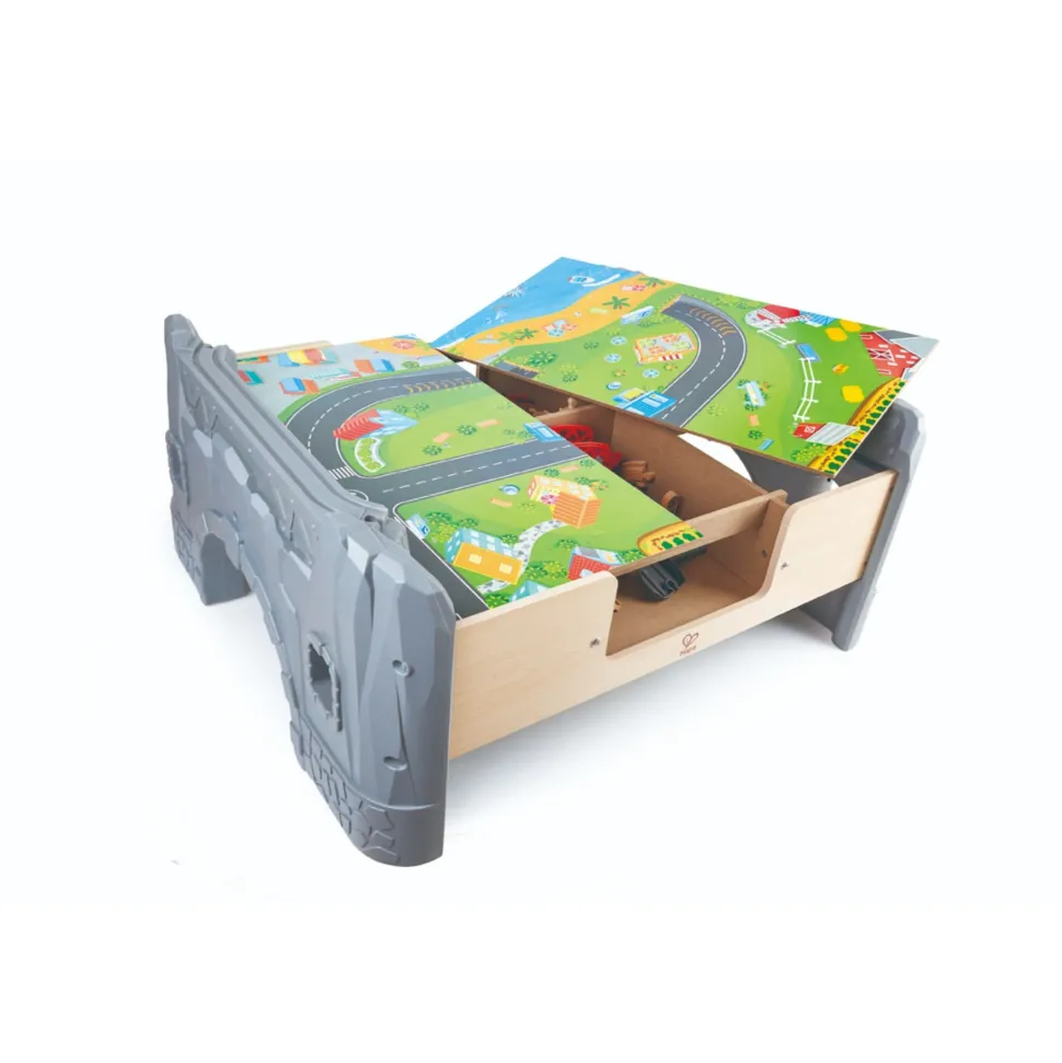 Hape 70 Piece Railway Train & Table Set Best Sale