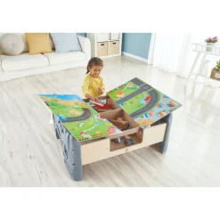 Hape 70 Piece Railway Train & Table Set Best Sale