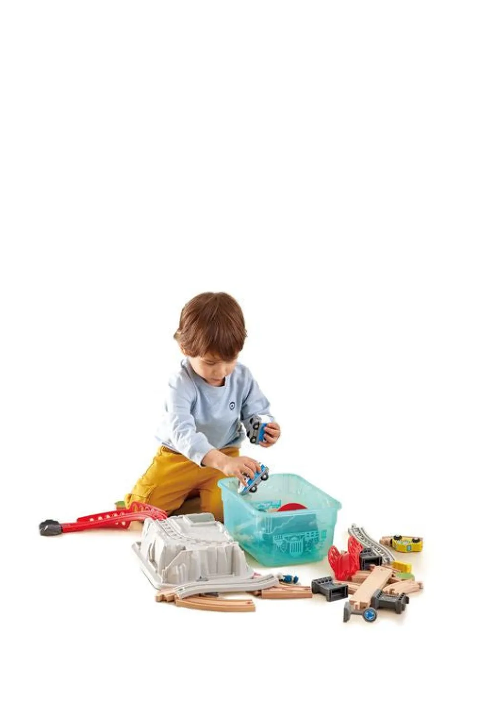 Hape City Train Bucket Set 48 Pieces Cheap