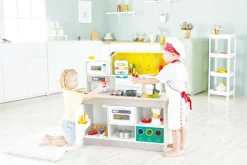 Hape Deluxe Kitchen Playset With Fan Fryer Discount
