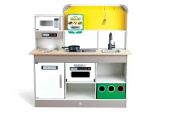 Hape Deluxe Kitchen Playset With Fan Fryer Discount
