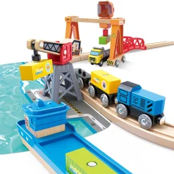 Hape Lift & Load Harbour Set New