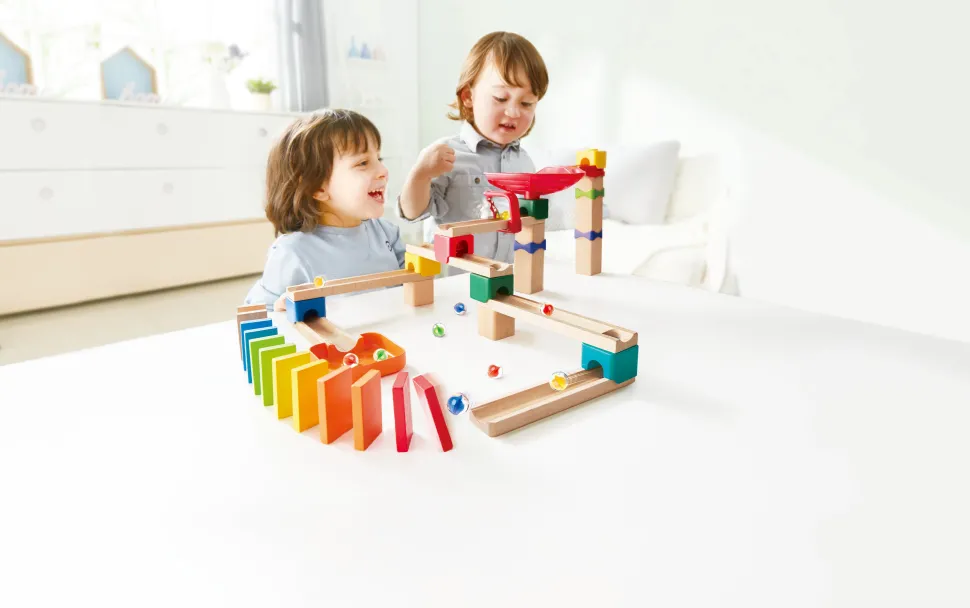 Hape Marble Run Crazy Rollers Stack Track Store