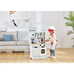Hape Promo Kitchen Playset With Light & Sound (Open/Close Micro-Wave Oven) Flash Sale