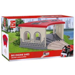 Hape Railway Big Engine Shed Fashion