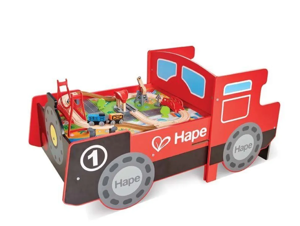 Hape Railway Ride-On & Foldable Engine Table Cheap