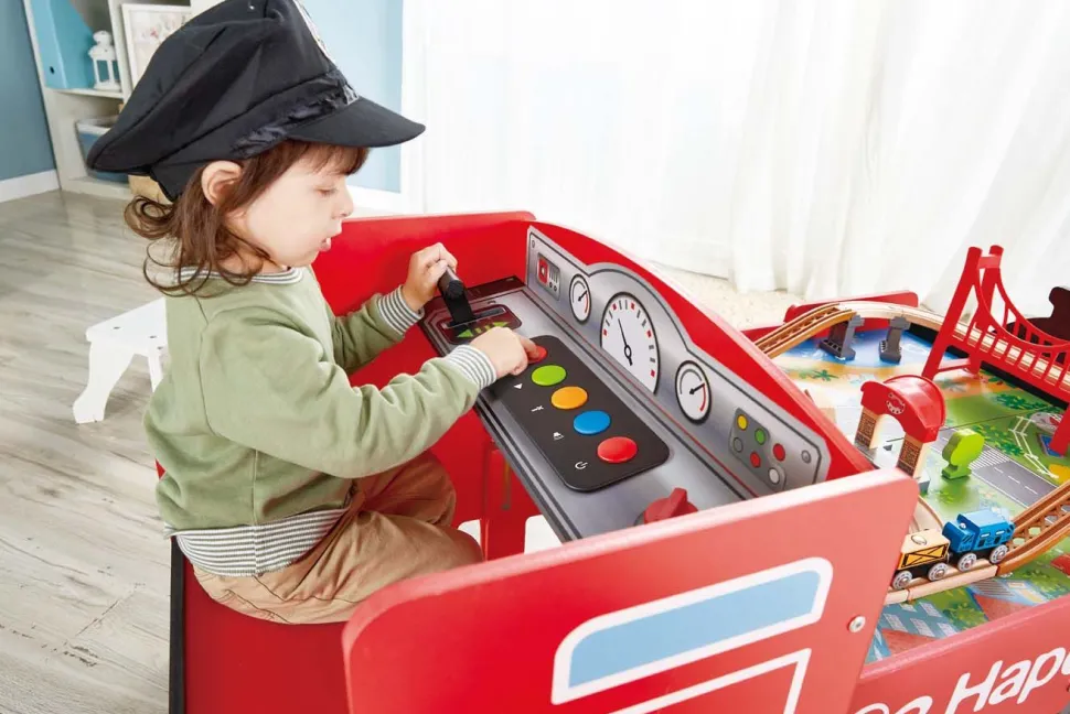 Hape Railway Ride-On & Foldable Engine Table Cheap