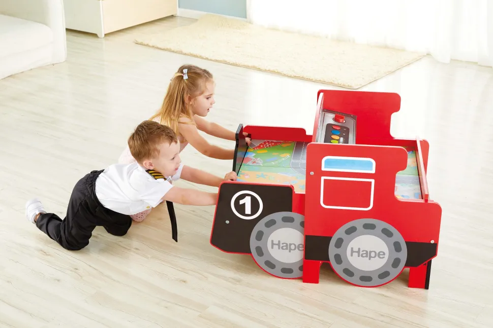 Hape Railway Ride-On & Foldable Engine Table Cheap