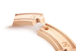 Hape Railway Short Curved Tracks 4 Pack Fashion