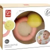 Hape Ring Rattle - Japanese Rice New