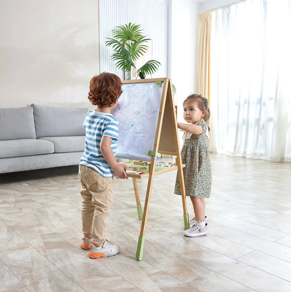 Hape Step-Up Bamboo Easel Outlet