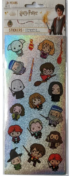 Wizarding World Harry Potter Stickers 3 Pack - Holographic Outlet