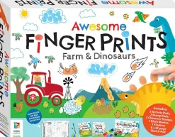 Hinkler Awesome Fingerprints Farm & Dinosaurs Sale