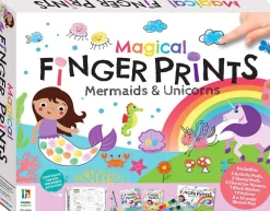 Hinkler Magical Finger Prints Mermaids & Unicorns Fashion