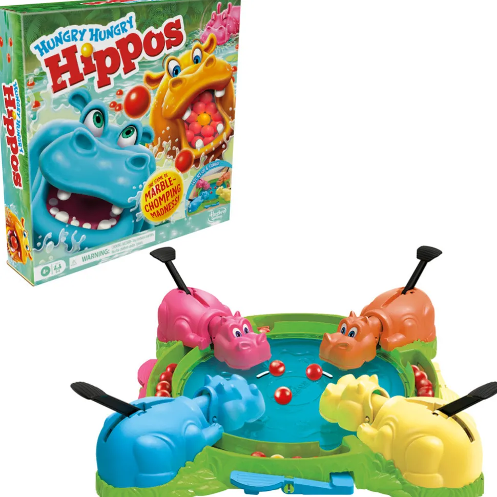 Hasbro Gaming Hungry Hungry Hippos Board Game Outlet