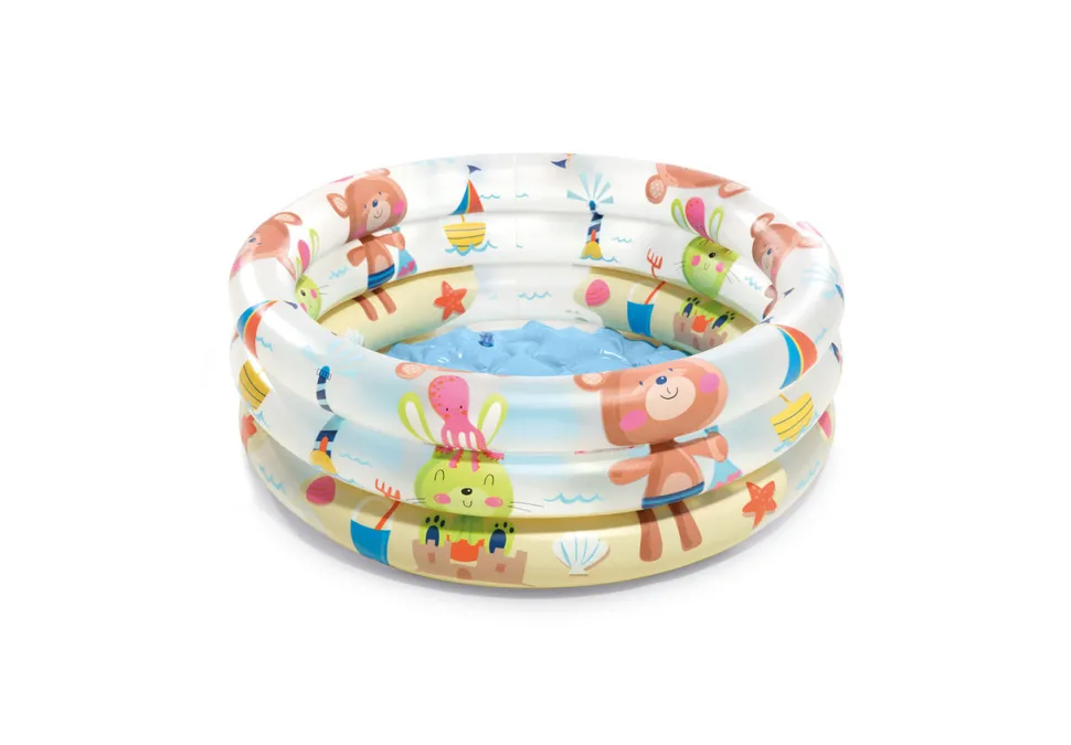 Intex 57106 Beach Buddies 3-Ring Baby Pool Sale