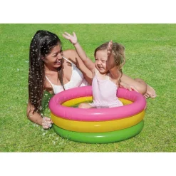 Intex 57107 Sunset Glow 3-Ring Baby Pool 61cm X 22cm Clearance