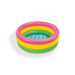 Intex 57107 Sunset Glow 3-Ring Baby Pool 61cm X 22cm Clearance