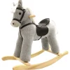 Toyworld NZ Jolly Ride Rocking Horse Grey Horse With White Mane Fashion