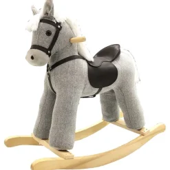 Toyworld NZ Jolly Ride Rocking Horse Grey Horse With White Mane Fashion