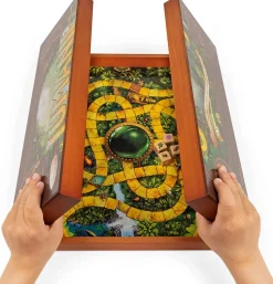 Cardinal Games Jumanji Refresh Wooden Box Set Game Sale
