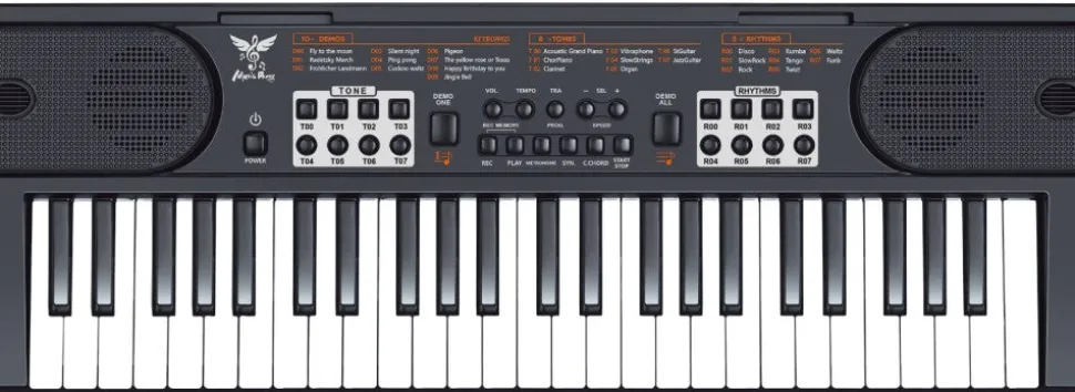 Toyworld NZ 49 Keys Electronic Keyboard 54cm x 19cm Cheap