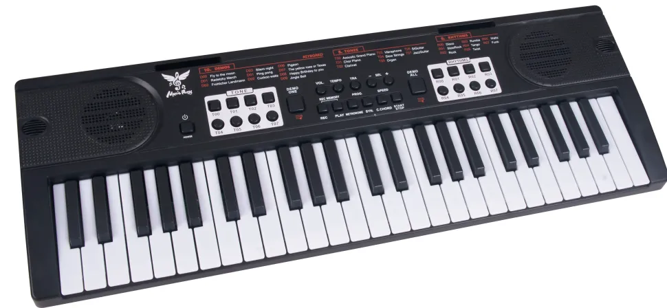 Toyworld NZ 49 Keys Electronic Keyboard 54cm x 19cm Cheap