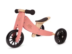 Kinderfeets Tiny Tot Wooden Trike Coral Discount
