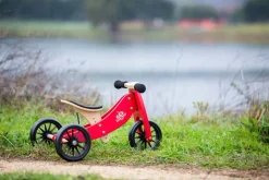 Kinderfeets Tiny Tot Wooden Trike Cherry Red Outlet