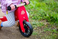 Kinderfeets Tiny Tot Wooden Trike Cherry Red Outlet