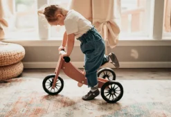 Kinderfeets Tiny Tot Wooden Trike Coral Discount