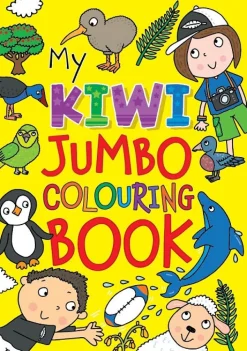 Toyworld NZ Kiwi Jumbo Colouring Book 144Pg Hot