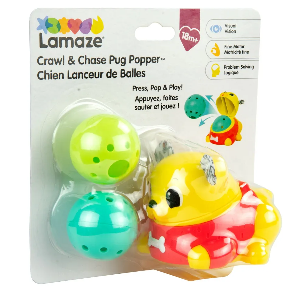 Lamaze Crawl & Chase Pug Popper Online