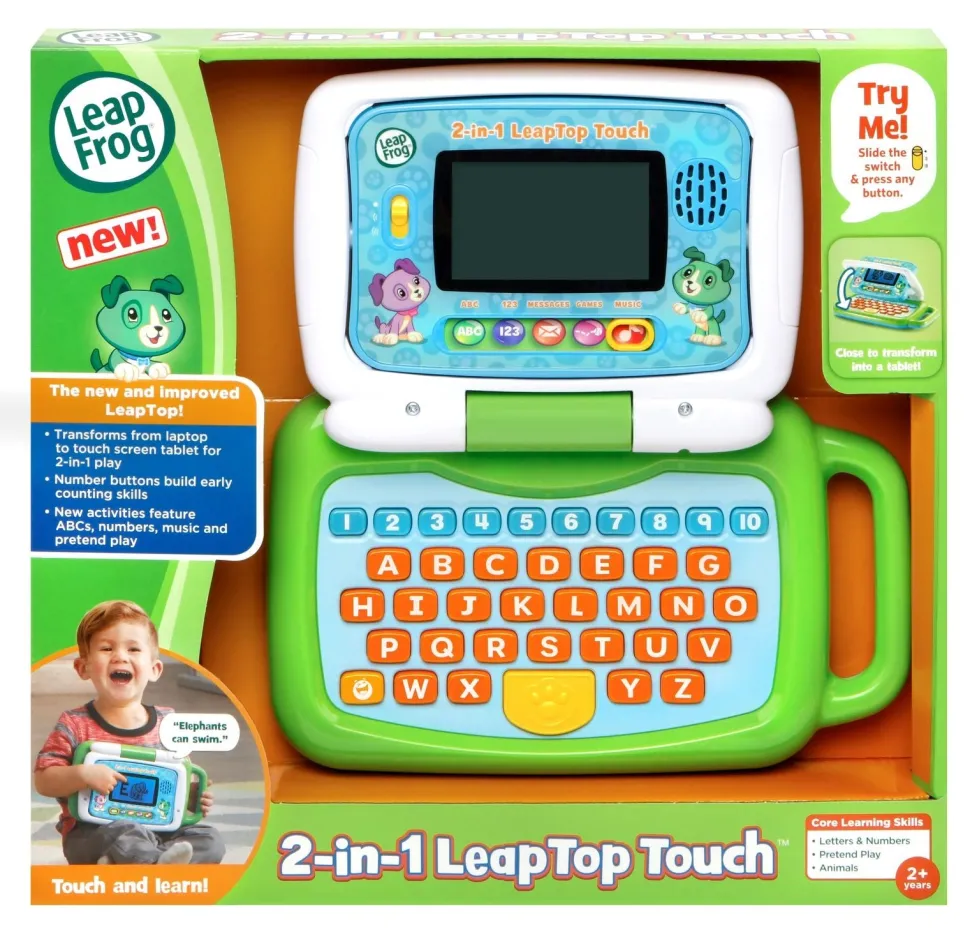 LeapFrog 2-In-1 Leaptop Touch Green Cheap